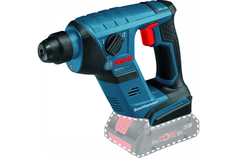 Перфоратор аккумуляторный BOSCH GBH 18 V-LI Compact (без АКБ и ЗУ) 0611905300